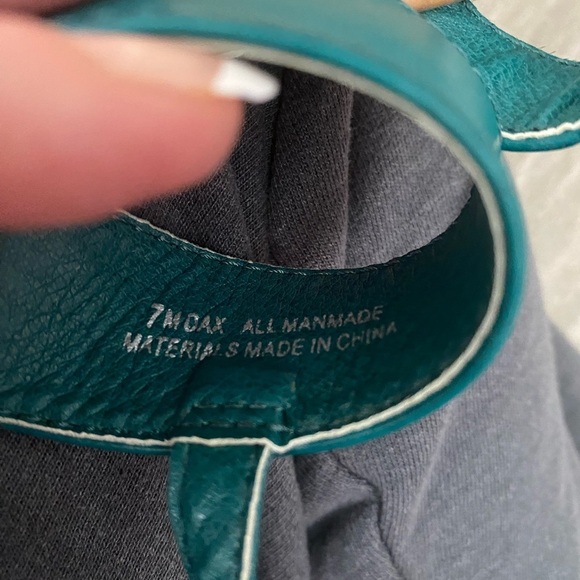 Nicole teal blue green sandals shoes size 7 - Picture 3 of 6